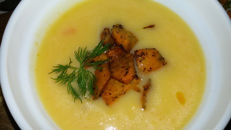 Крем супа от картофи и моркови
